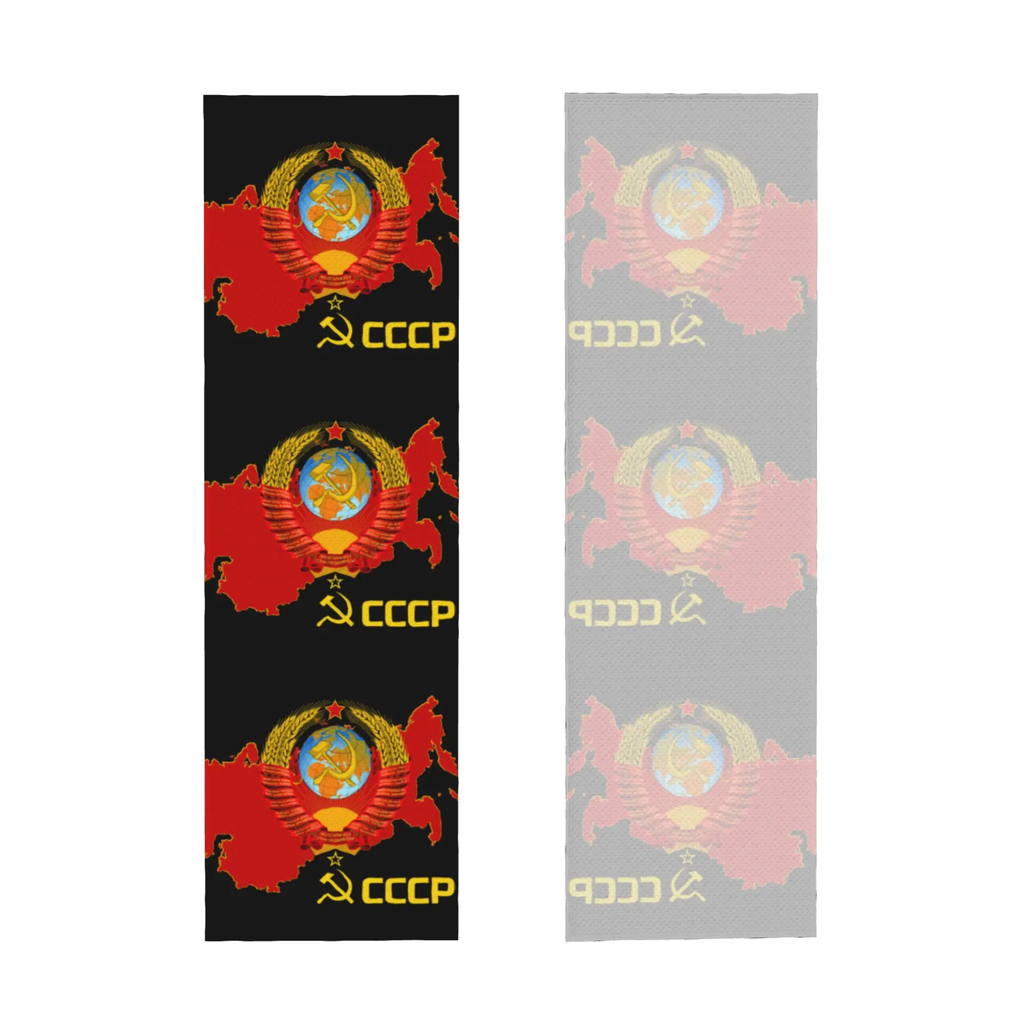 Hammer And Sickle CCCP Soviet Union Coat of Arms Cold Exercise Towel   Super Soft Breathable Instant Cooling Towel  Beach Towels