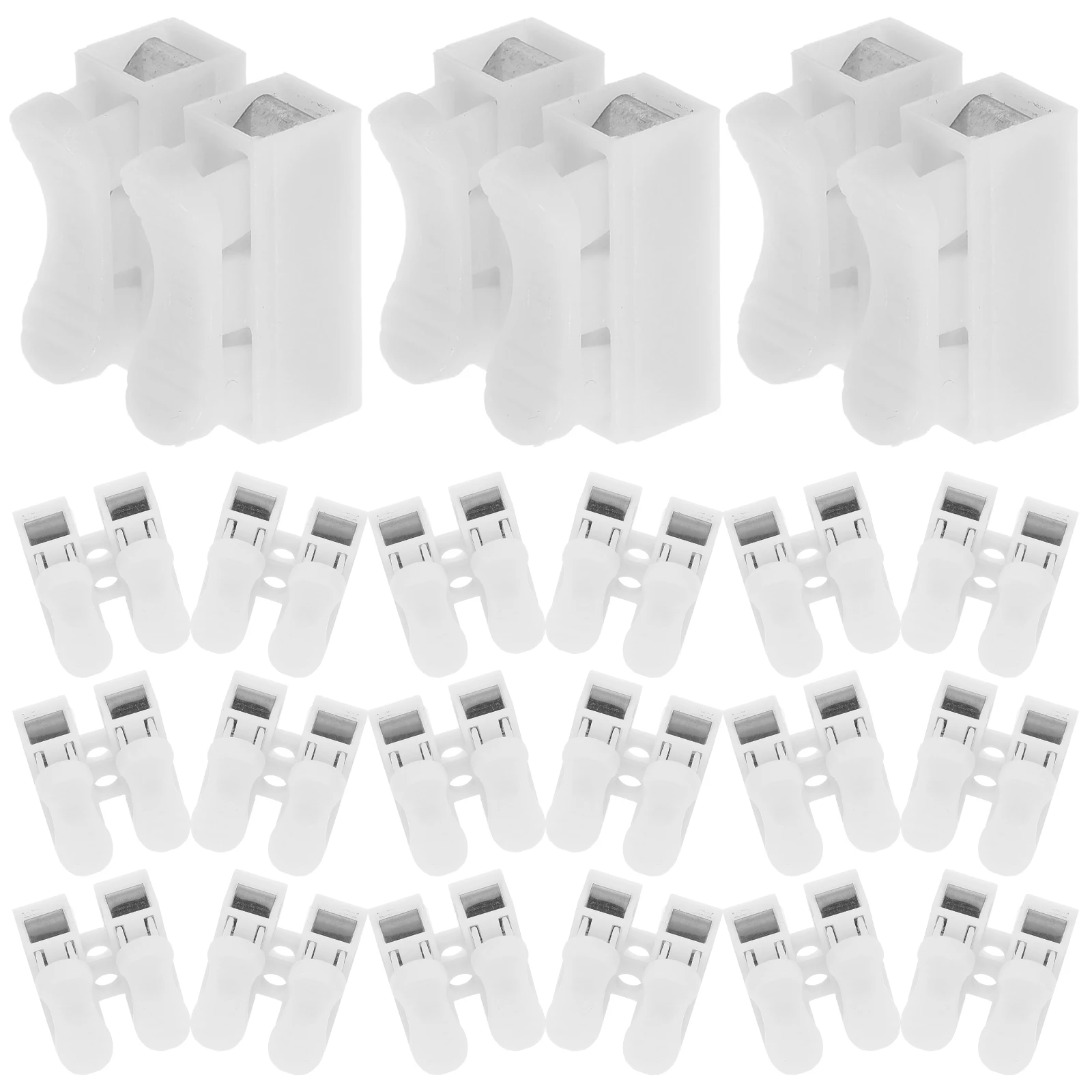 

55Pcs Push Lock Wire Connectors 2 Position Terminal Block Quick Connect Electrical Cable Connectors for LED Lights Wiring