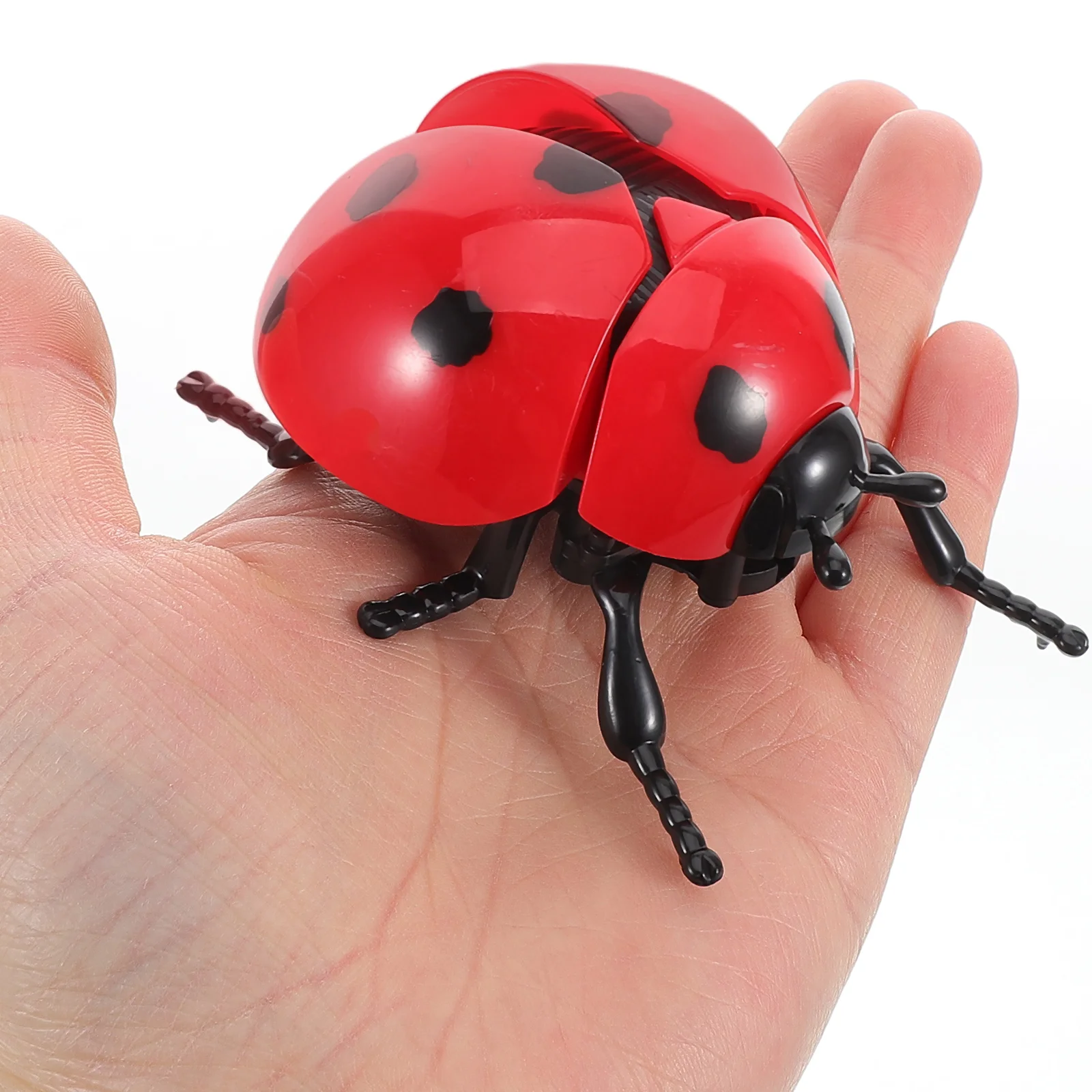 Jouet coccinelle de Simulation à remonter, jouet cognitif interactif pour enfants, secouant la tête et la queue, Animal amusant, jouet à remonter pour fête F