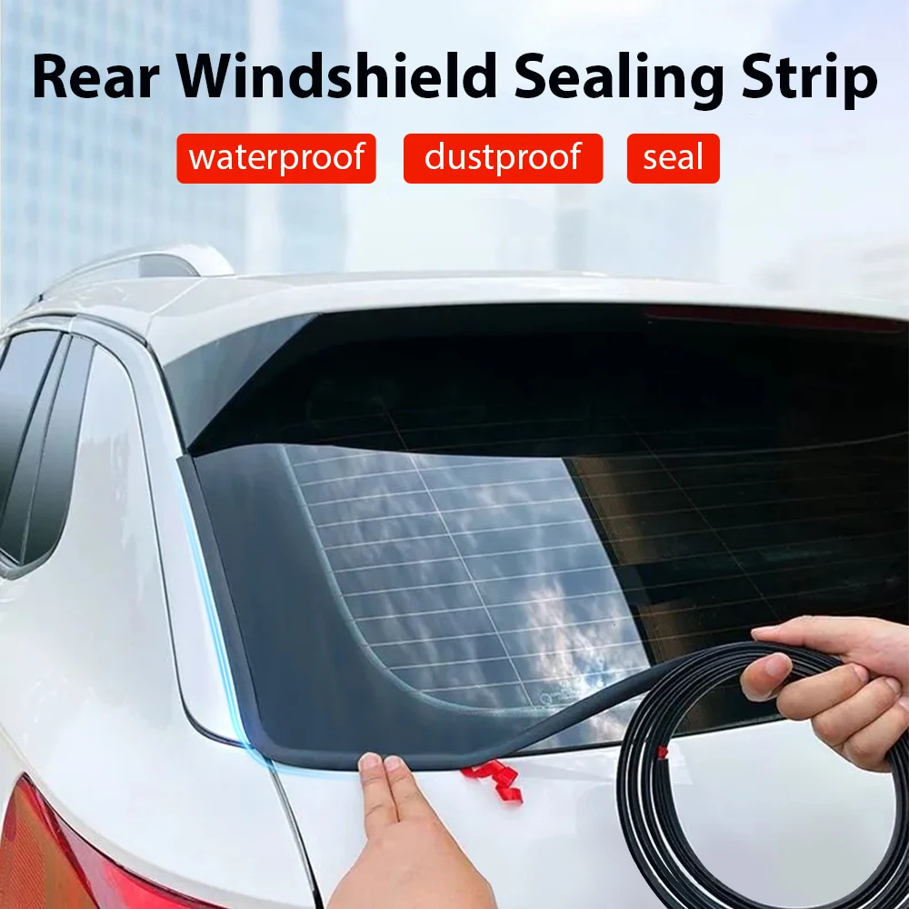 3M Car Y Shape Rubber Seal Hollow Glass Window Edge Weather Strip Sticker Auto Weatherstrip Windshield Rubber Seal Accessories