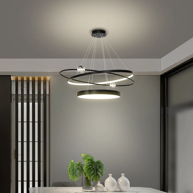 Imagem -02 - Modern Led Teto Pendant Lights Iluminação Interior Lâmpada do Teto Interior Lustre para Quarto Sala de Jantar Decorativo