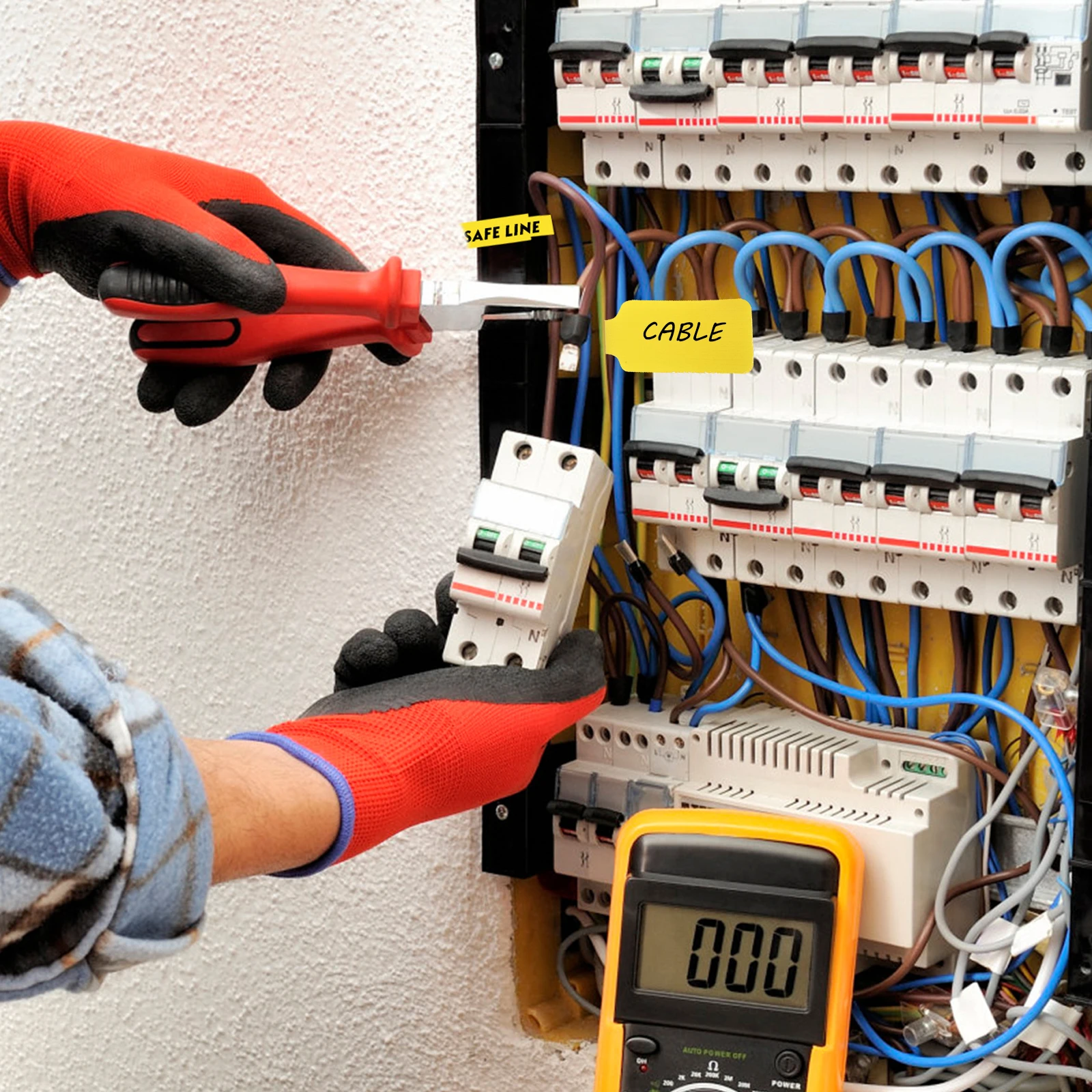 

24Pcs Adjustable Cable Straps with Label Holders for Neat Cord Organization Reusable Fastening Tags for Chargers and Data Cables