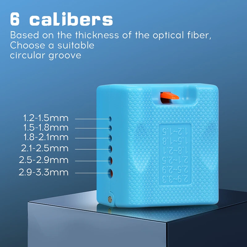 COMPTYCO A-1233 Optical Fiber Longitudinal Center Pipe Stripping Tool 1.2-3.3MM Slitter Fiber Optic Cable Sheath Stripper image 3