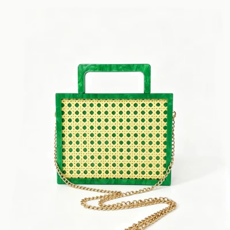 brand-designer-top-handle-women's-rattan-acrylic-evening-box-handbag-fashion-banquet-clutch-purse-luxury-chain-shoulder-bag