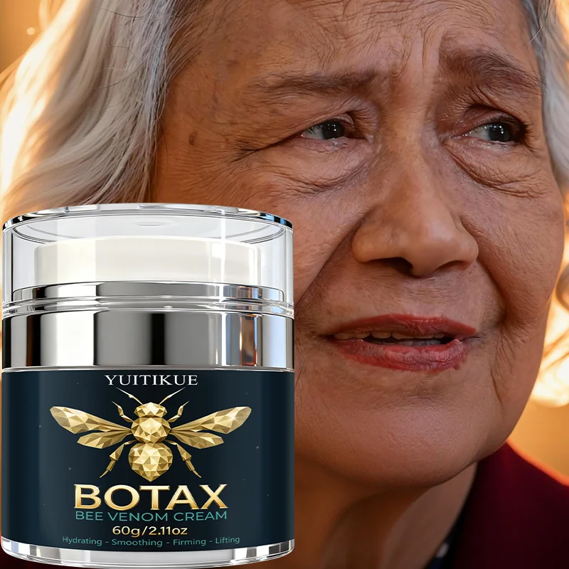BOTAX Bee Venom Cream 60g - 2 Min Lift, Targets Frown Lines & Wrinkles, Firms & Brightens, for All Skin Types