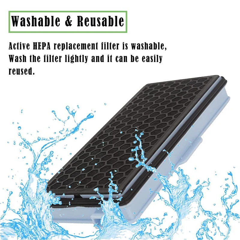 2X مرشحات HEPA ل Miele فراغ مرشحات C1-C2 المدمجة كاملة C2- C3 S8340 3 مرشحات الهواء نظيفة 3 مرشحات المحرك