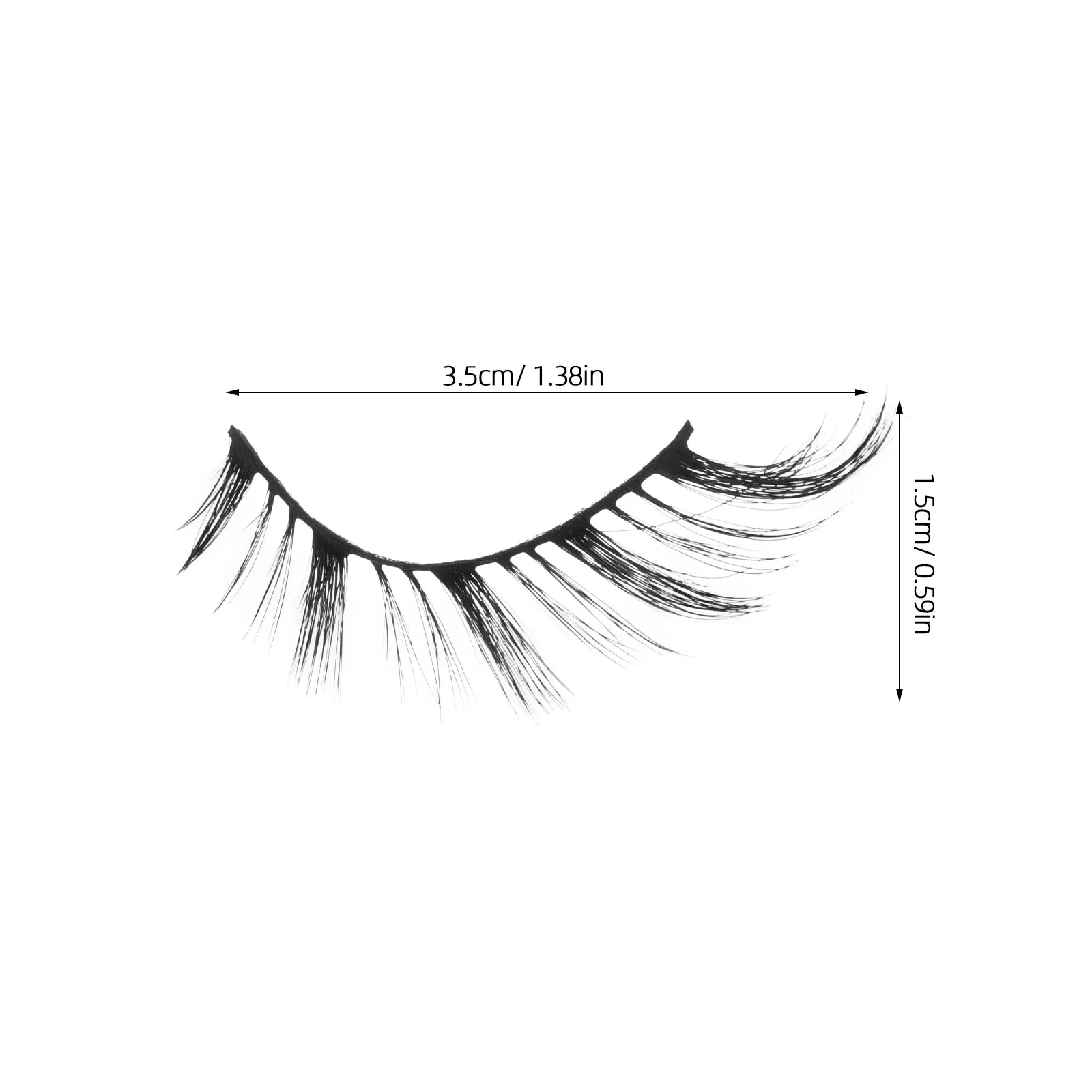 7Pairs Fake Eyelashes Wispy Fox Eye Lashes Natural Lightweight Fox Eyelash Strips Daily Stage Use Eyelashes Fake Lashes