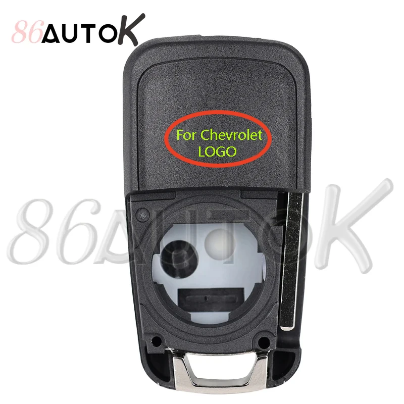Car Key Case Fob Flip Folding Key for Chevrolet Spark Cruze 2018 Orlando Aveo Key Fob Case Shell Car Case Cover 2 3 Buttons