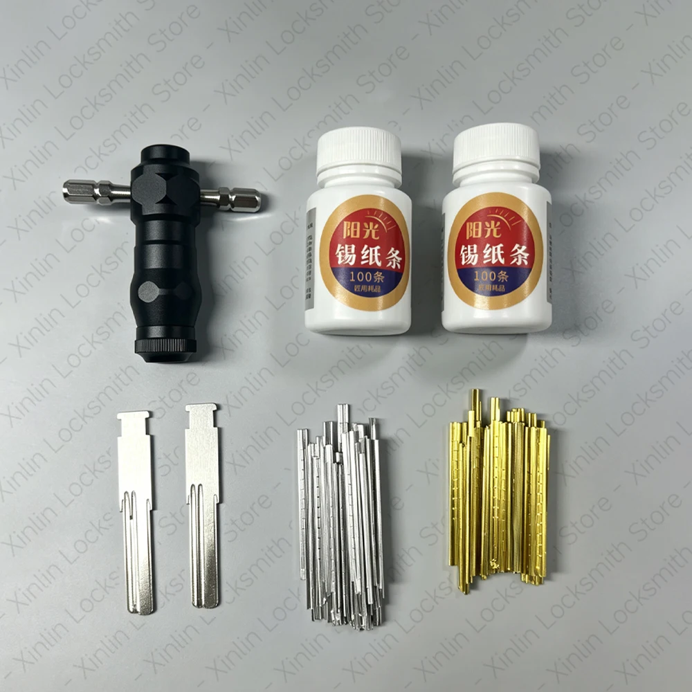 1 Set For Ghost Hand Kabbah Speed Storm Tool Portable Locksmith Tools Stainless Steel Lock Picking Kit Practice Lock Set