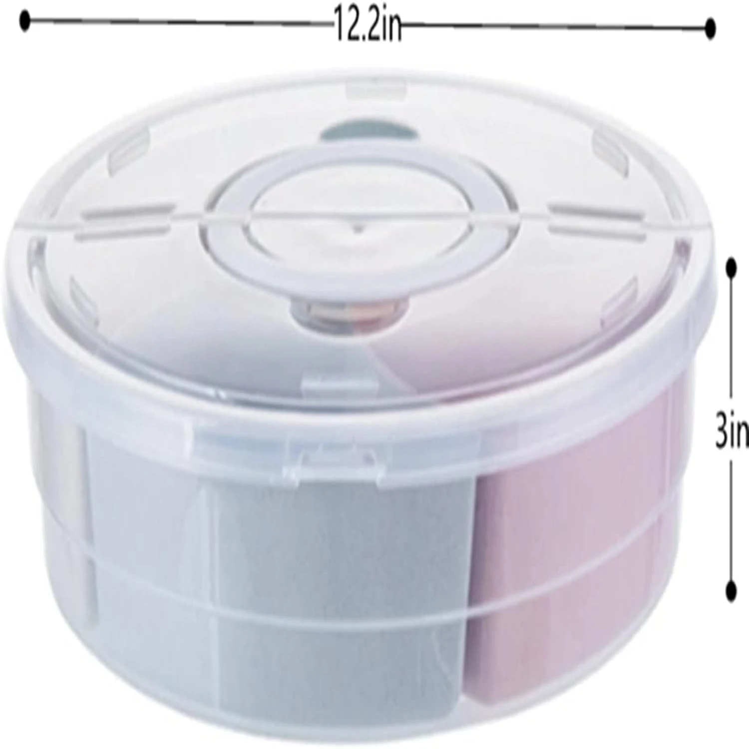 Convenient, Sealed, and Divided Handy Portable Storage Box for Your Favorite Snacks and Treats - Perfect On-the-Go Solution for