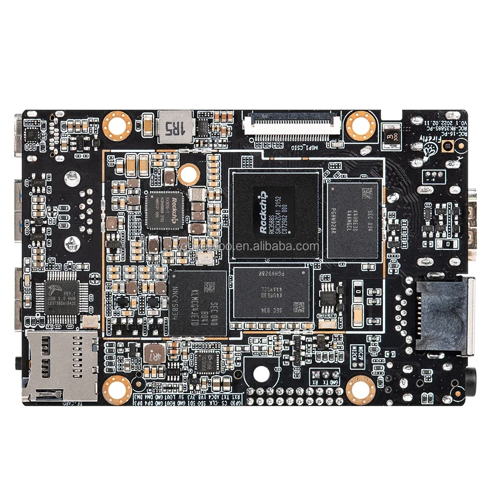 

ROC-RK3588S-PC 4GB Rockchip RK3588 NPU 6Tops Motherboard support Android Debian11AIoT AI MainBoard Development Board