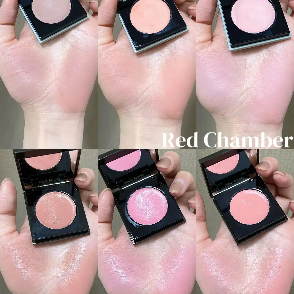 Red Chamber Multi-purpose Cream Blush Lipstick RC Cheek Blusher Lip Paste Chu Mei Le Kui Powder Clay Lip Glaze