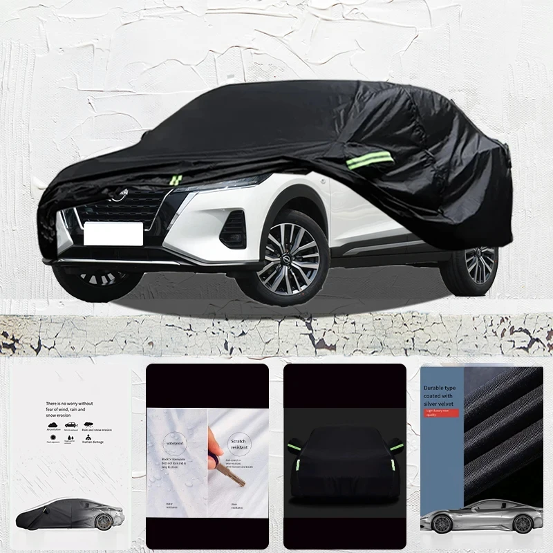 

For-Nissan-Kicks-Anti-UV-Sun-Shade-Rain-Snow-Resistant-Dustproof-Black-cover-Car-umbrella-Full