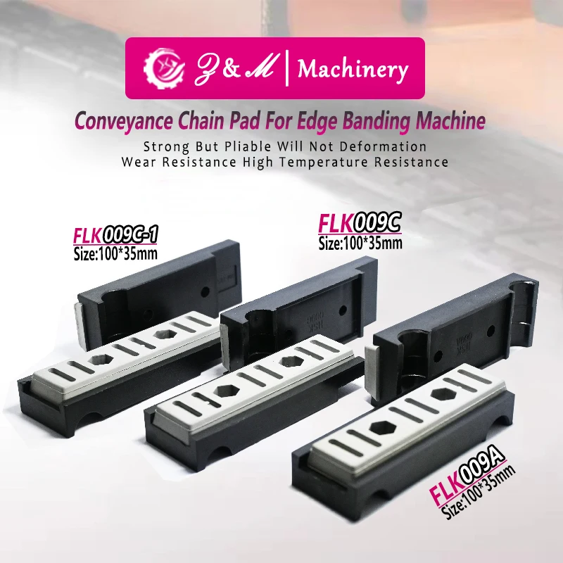 FLK009 100x35 Conveyance Chain Pad for Edge Banding Machine Spare Part Track Replacement Woodworking Machine Accessories