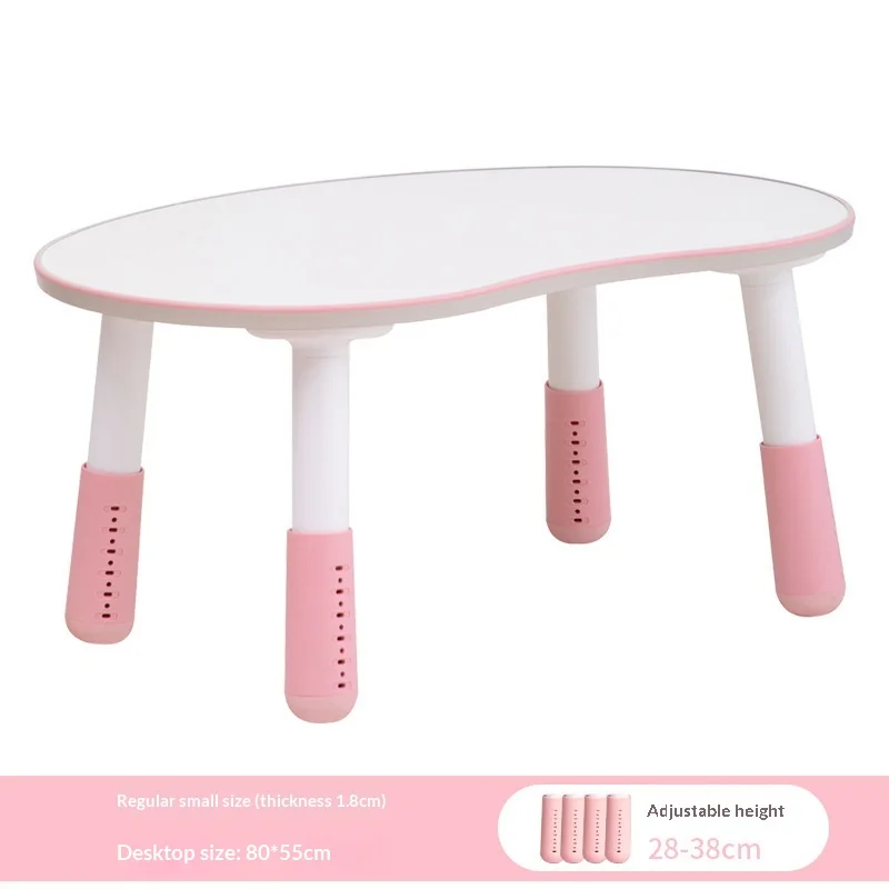 ارتفاع قابل للتعديل طاولات الأطفال البازلاء شكل الاطفال الجدول مكتب الدراسة مونتيسوري طفل رضيع مرحلة ما قبل المدرسة القراءة غرفة اللعب مكتب أطفال #6