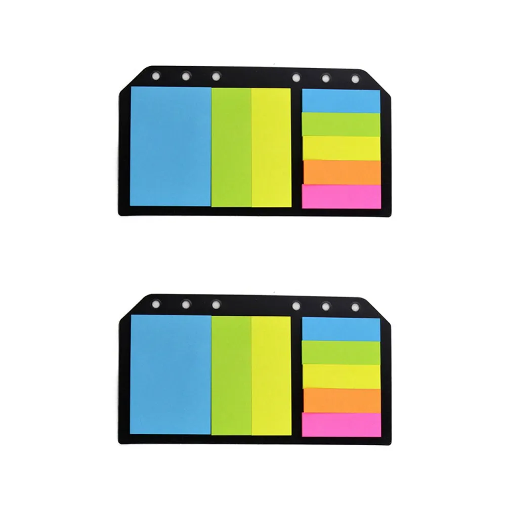 A6 Translucent Binder Stickers Waterproof Wear Resistant No Odor Strong Adhesive Multi Function Book Tabs for School