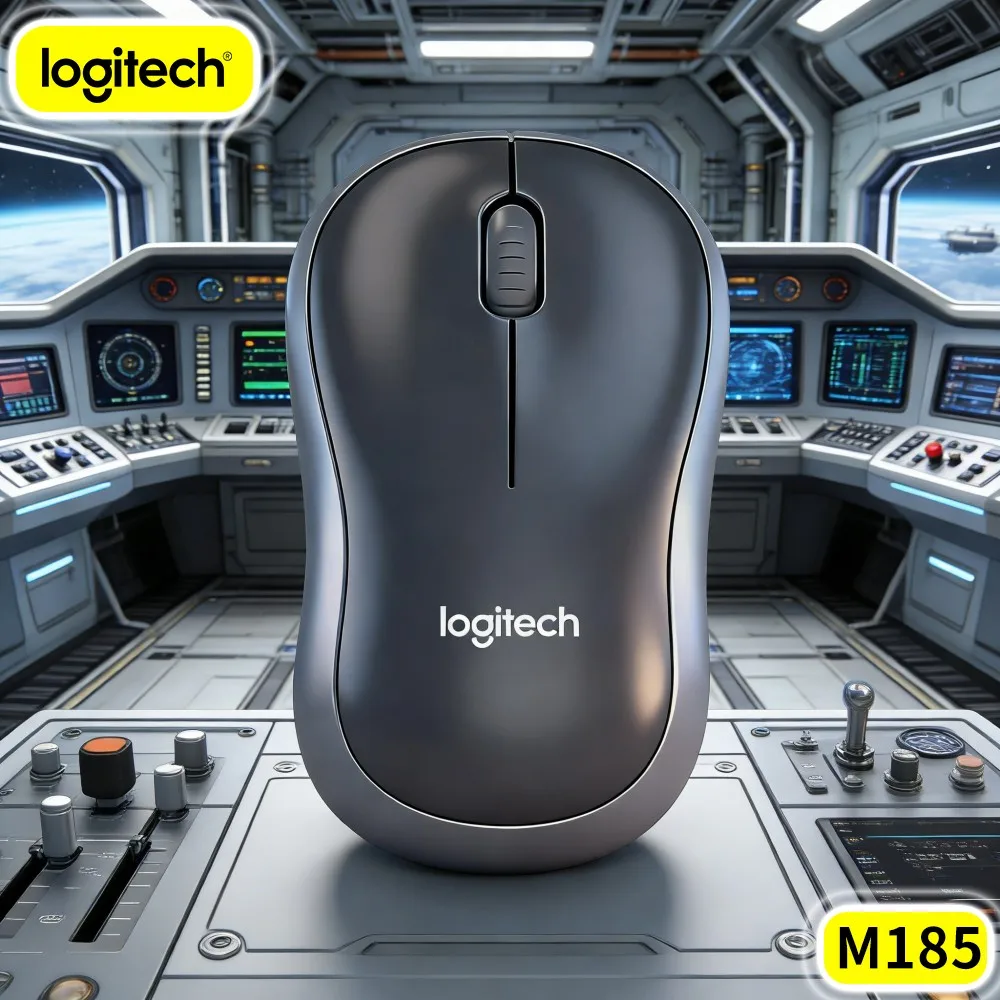 Logitech M185 Daily Ordinary Outerwear Coat Pocket Portable Mouse Wireless Mini Body Store Inside Wear
