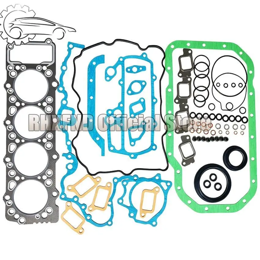 

Engine overhaul gasket set 4M40 4M40T 4M40-T ME996729 repair kit for Mitsubishi Pajero GLS GLX Montero GLS GLX canter 2835cc