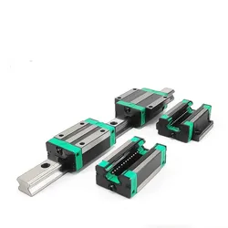 4 Pcs HGH15CA /HGW15CC /HGH20CA/HGW20CC Linear Block Bearing For Rails CNC Black green / Red green