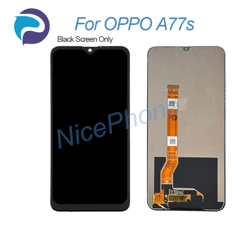 for OPPO A77s LCD Screen + Touch Digitizer Display 1612*720 CPH2473 A77s LCD Screen Display