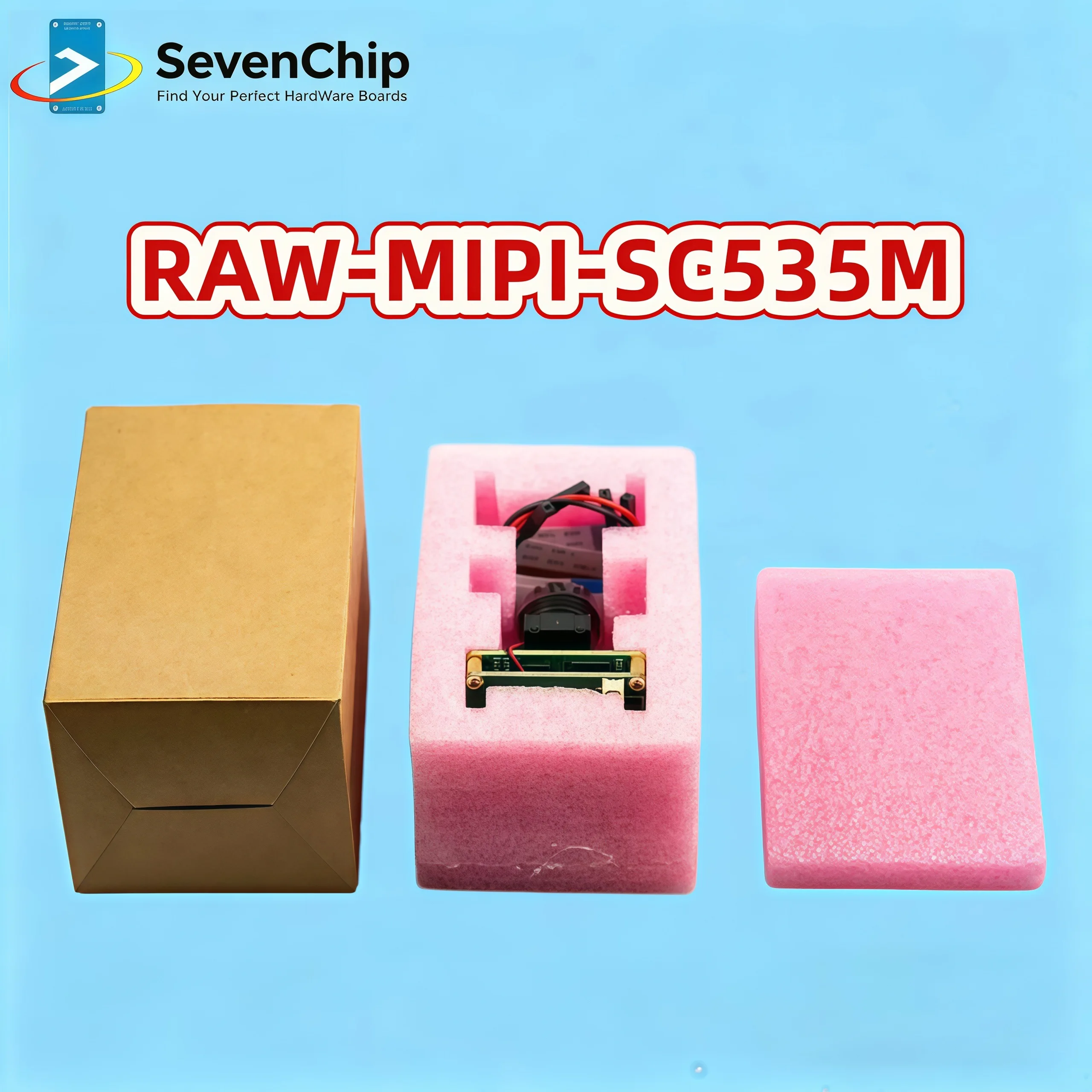 

5-мегапиксельная камера с глобальным затвором для машинного зрения MIPI CSI-2, RAW-MIPI-SC53M для всех моделей Raspberry Pi, Jetson NX, Nano и RK3588