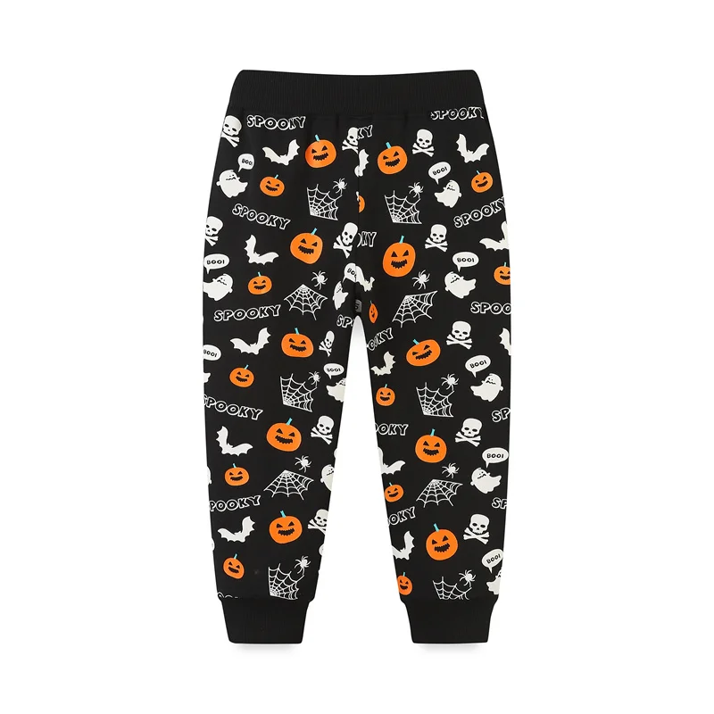 Jumping Meters 2-7T Hallowween Boys Sweatpants Girls Pants Full Length Children\'s Clothes Drawstring Kids Trousers