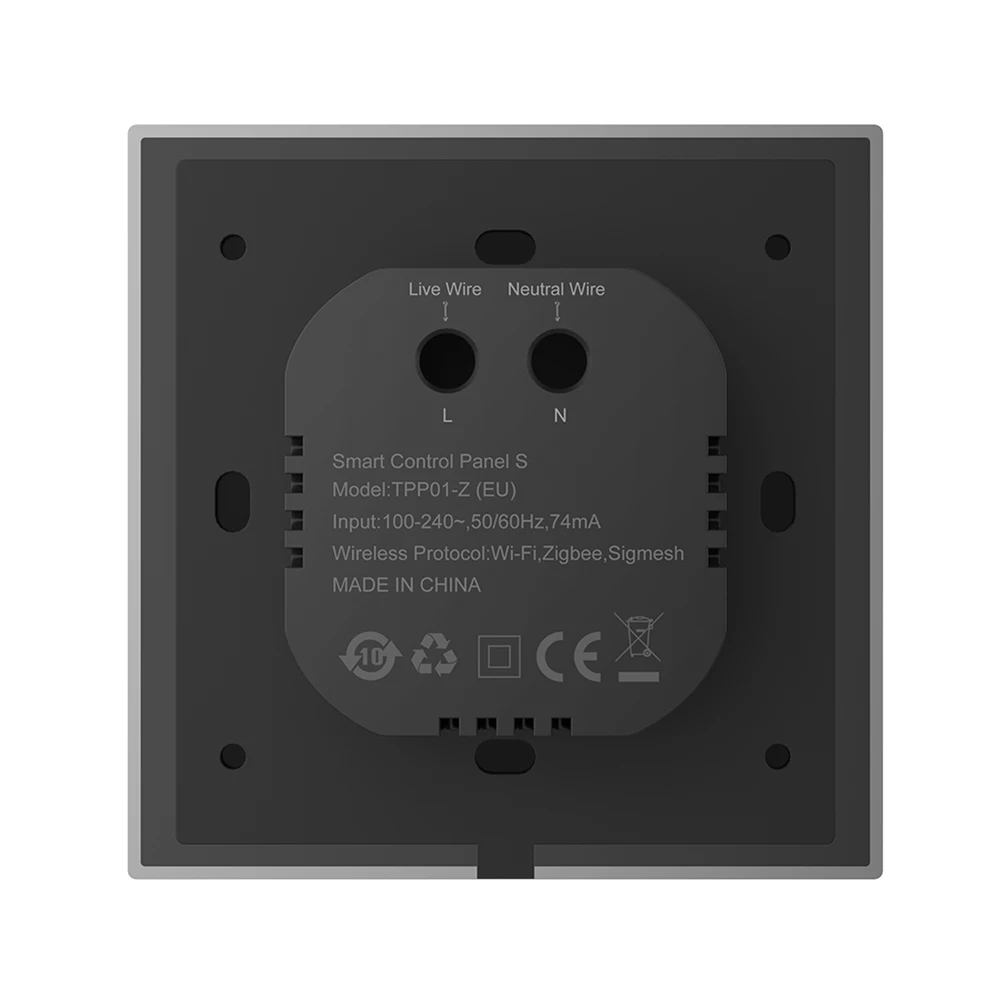 4 بوصة تعمل باللمس لوحة مركزية واي فاي BT زيجبي شاشة تعمل باللمس الذكية لوحة التحكم المركزية لوحة تحكم المنزل الذكي للمنزل الذكي