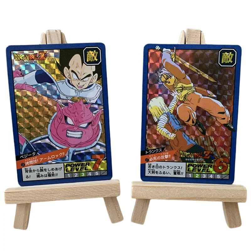 Flash Card of Dragon Ball, Coleção Anime, Action Toy Figures, Presentes, Son Goku, Freeza, Vegeta, IV, Android 17, DIY, Grelha, 45 folhas