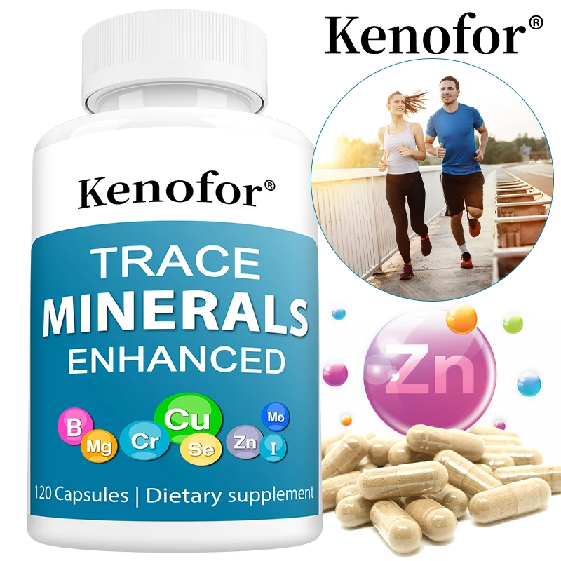 

Full-Spectrum Multimineral Complex Capsules, Copper, Zinc, Selenium, Boron Blend for Immune, Skin, Bone & Liver Health 60 Counts