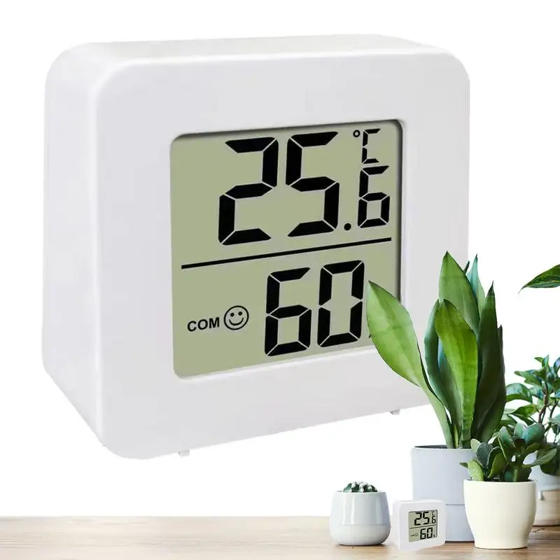 Mini smile Digital LCD Thermometer & Hygrometer built-in battery Clear Display Temperature Humidity Monitor High Accuracy Indoor