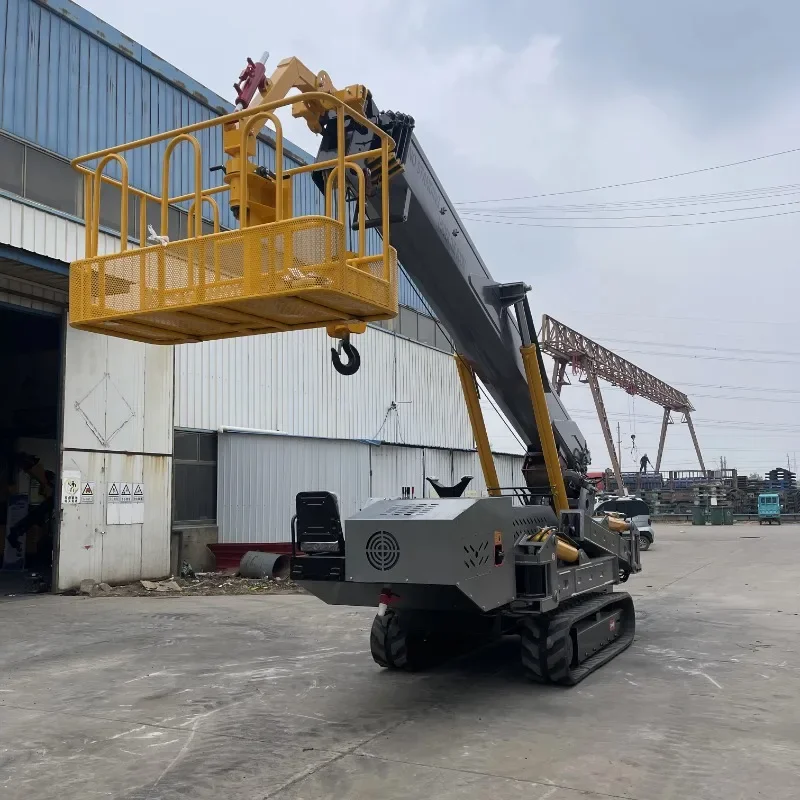 P-714 ZMT البناء متعددة الوظائف قابلة للطي رافعة عنكبوت CE/EPA معتمدة 10 طن 12 طن رافعة عنكبوت مع سلة الرجل