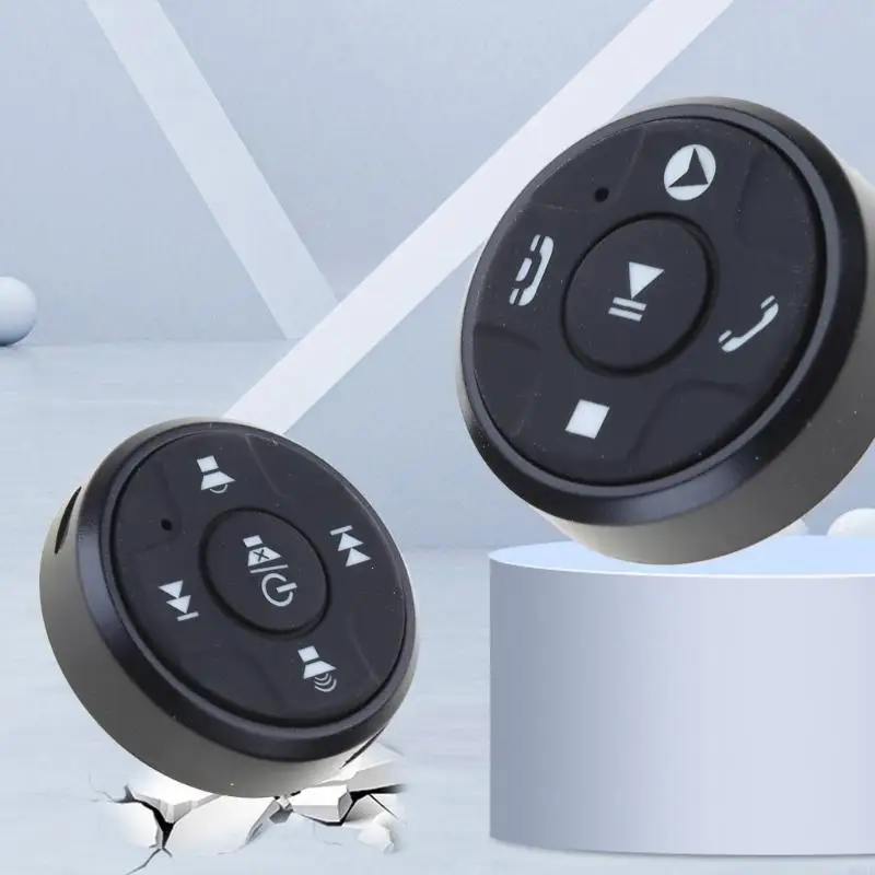 

B5XD Multi functional Wireless Steering Wheel Controller Seamless Control with 10 Buttons Universal Control for Car Players