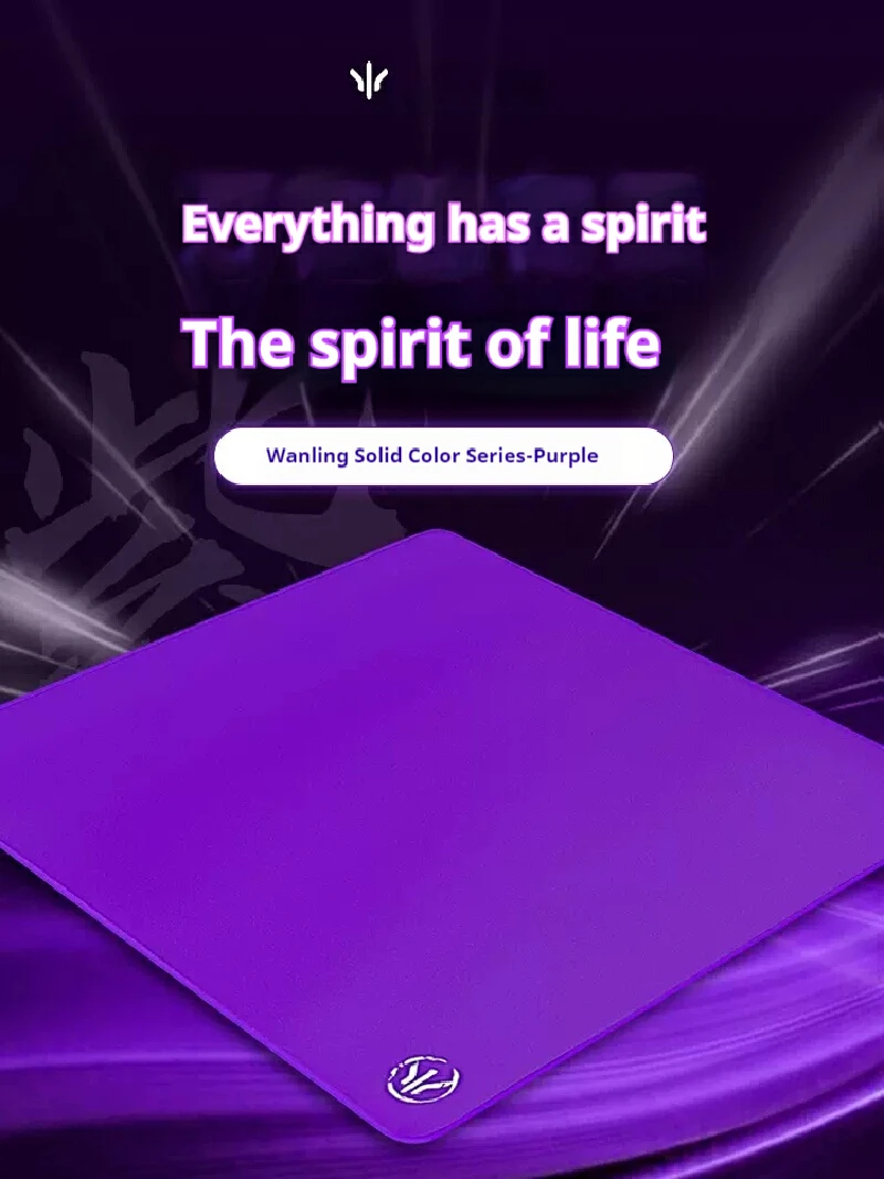 Wanling WLMouse Purple Gaming Mouse Pad 490x420x4mm Slimflex Durable Smooth E-Sports Sword X Mousepad PC Gamer Accessories Pad