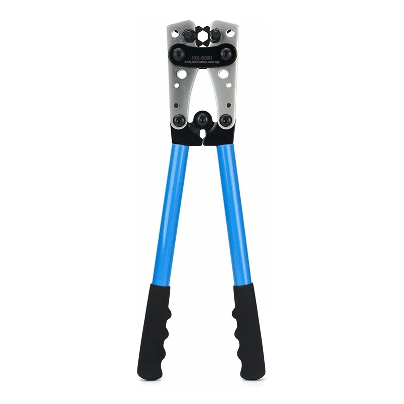 Alicates de prensado de conector SC de 6-50 mm2 para conectores no aislados, herramienta de prensado de terminales de tubo de cobre