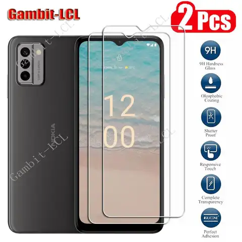 노키아 G22 5G 6.52 용 오리지널 강화 유리 2 개, NokiaG22 TA-1516 TA-1528 화면 보호 보호 커버 필름 노키아 G22 5G 6.52 용 오리지널 강화 유리 2 개, NokiaG22 TA-1516 TA-1528 화면 보호 보호 커버 필름