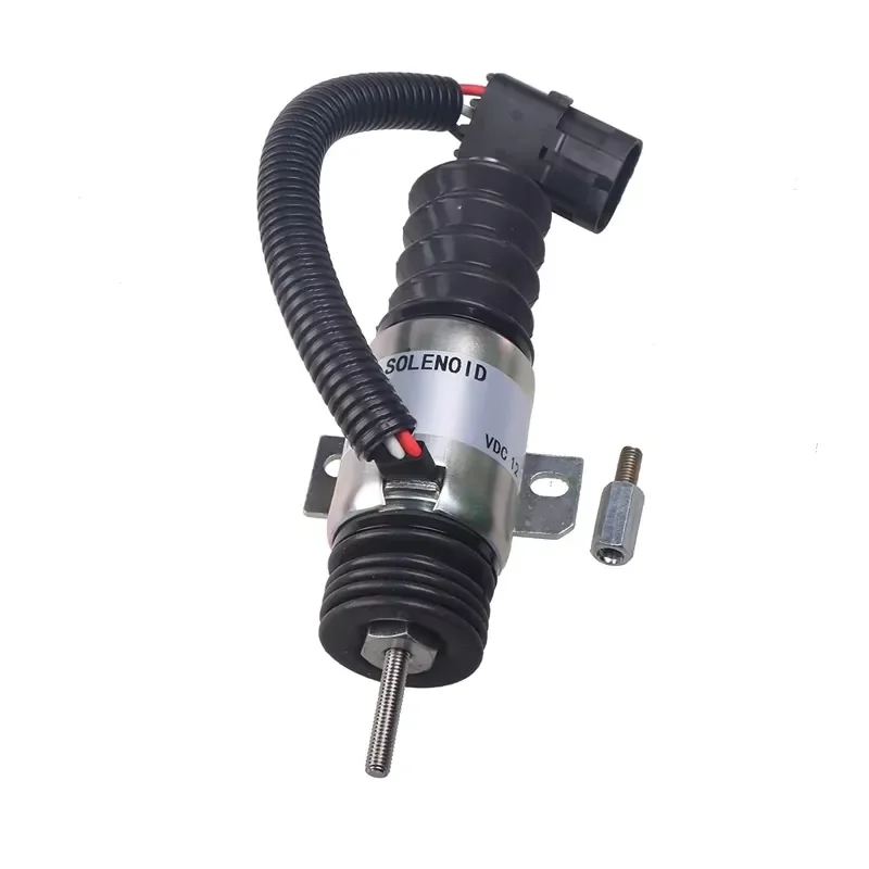 Aftermarket New 12V Fuel Shutoff Solenoid Valve Stop Solenoid 836667369 836664211 for Tractor Small Engine Parts