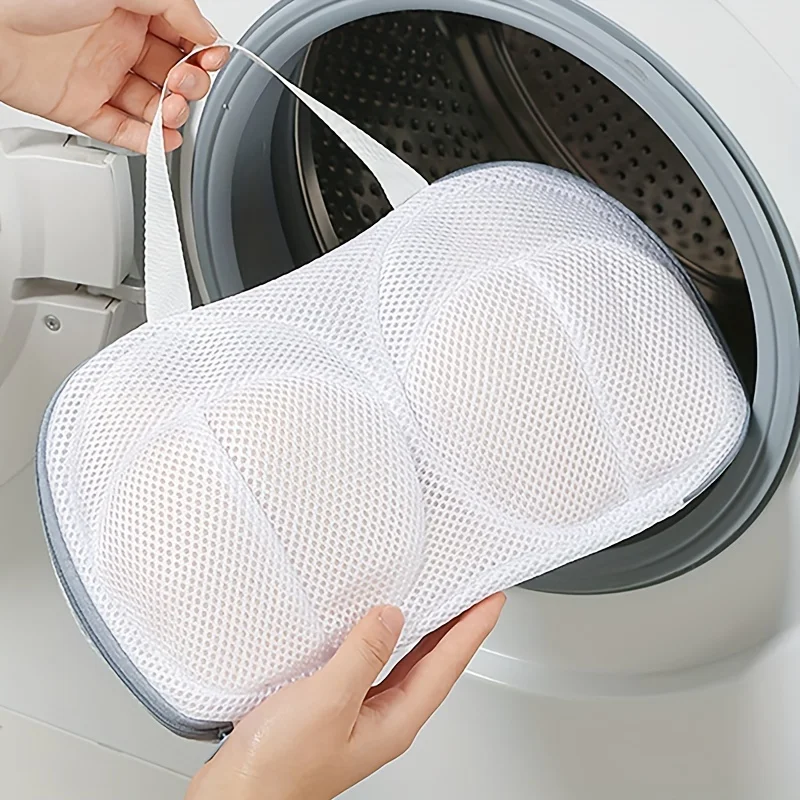 Thickened Coarse Mesh Bra Laundry Bags, Anti-Deformation & Anti-Friction Washing Machine Bag for Lingerie & Underwear