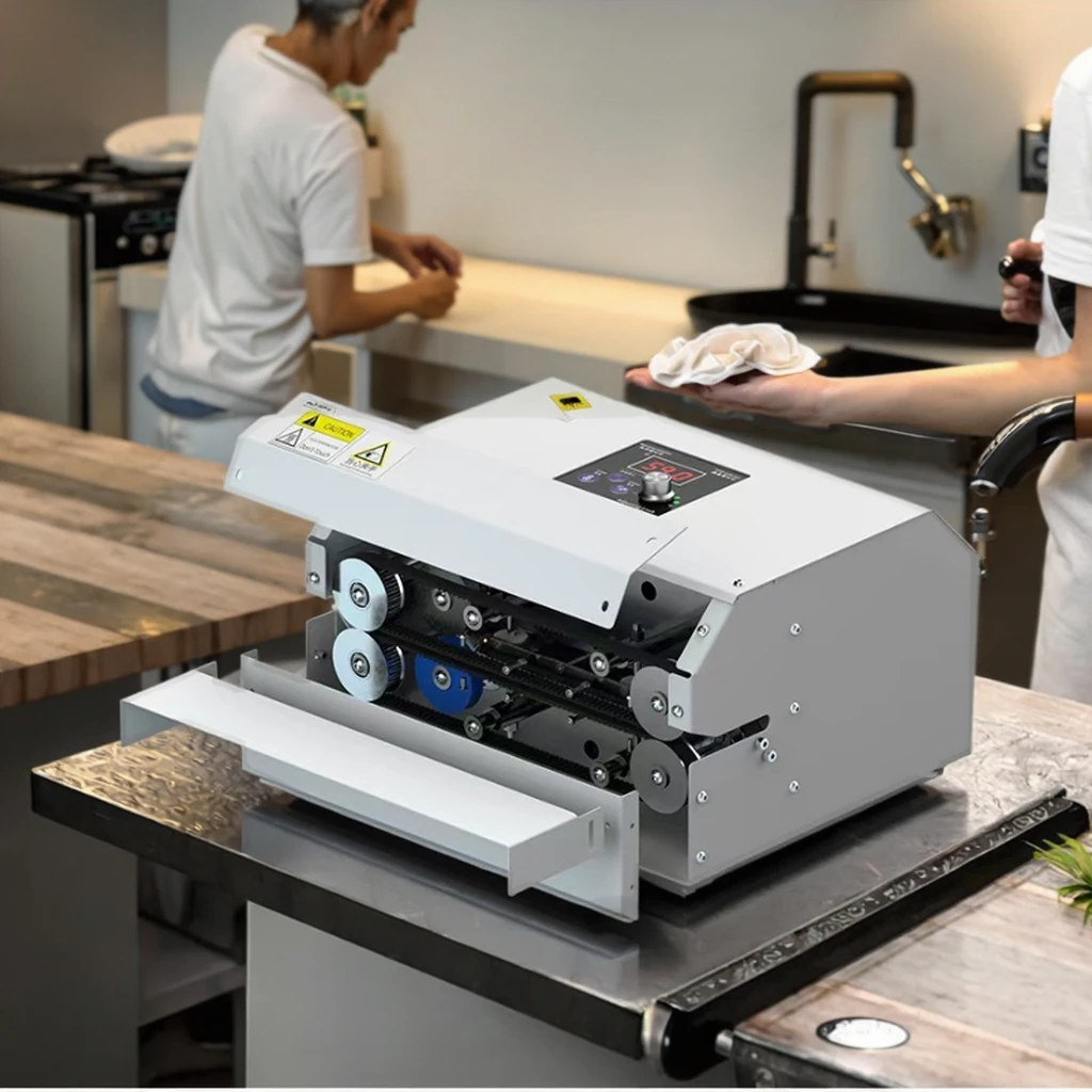 

Профессиональный высококачественный электрический термозапайщик для пищевых продуктов, снеков, шоколада, кофе, бумажных пакетов. Премиум-запайщик.