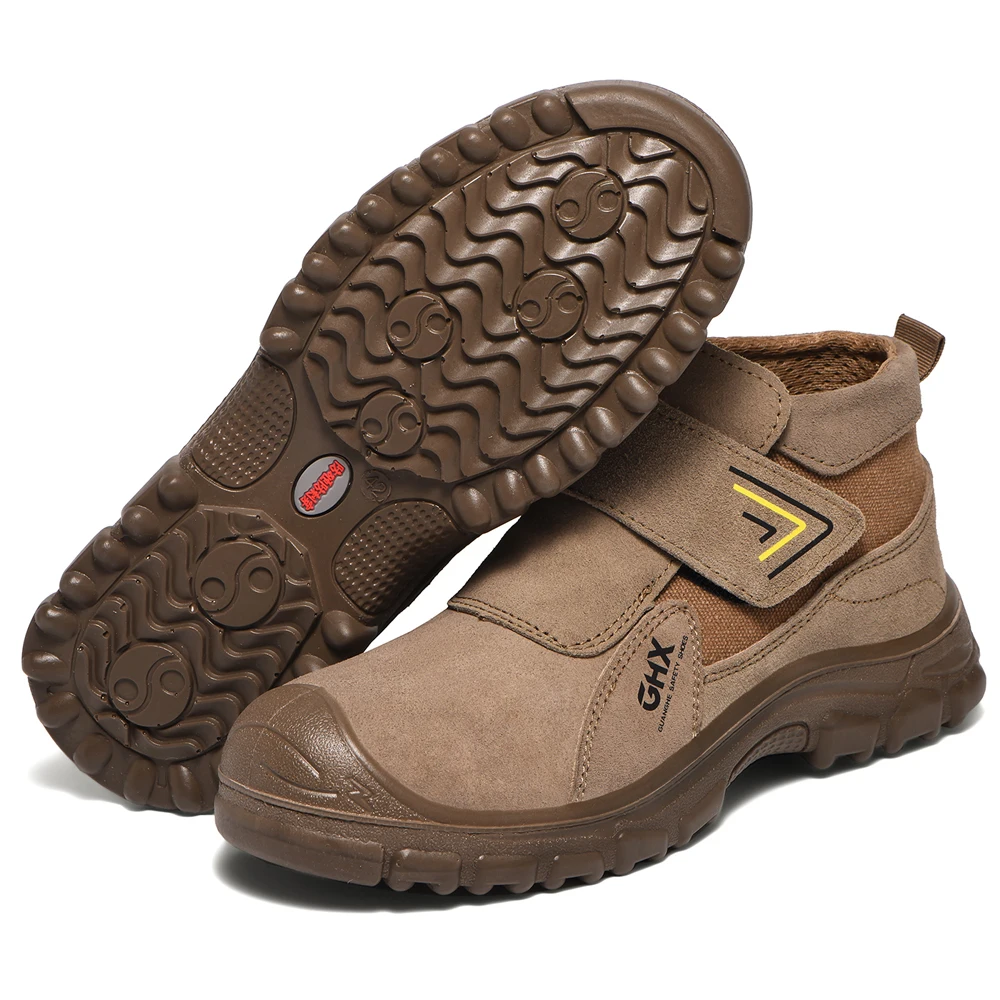 Non-slip Safety Boot For Engineers Puncture-Proof Work Boots Anti Scald Welding Shoes Work Sneakers Indestructible Shoe Security