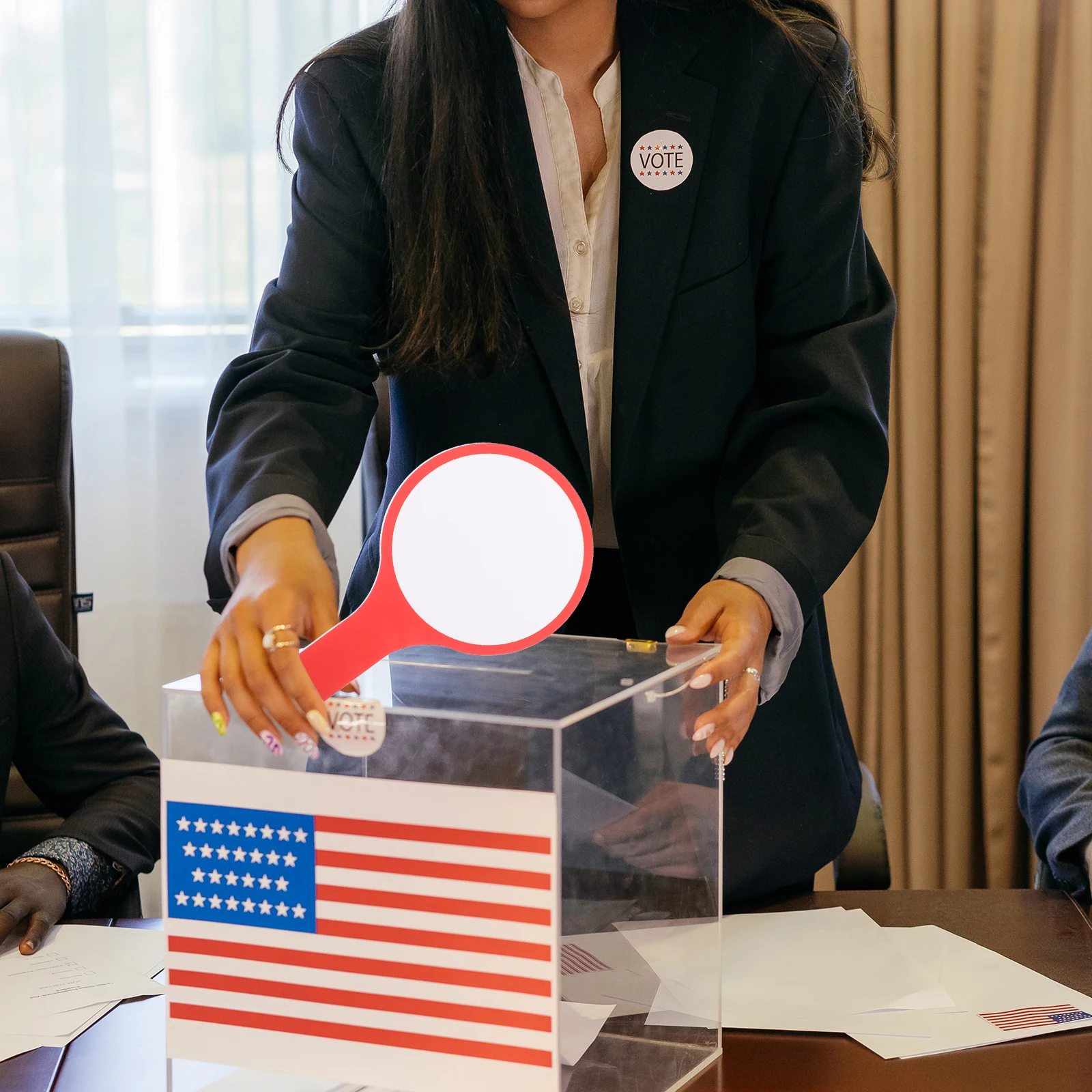 2Pcs White Dry Erase Paddles Handheld Scoreboards for Classroom Engagement Interactive Teaching Mini Whiteboards for Students