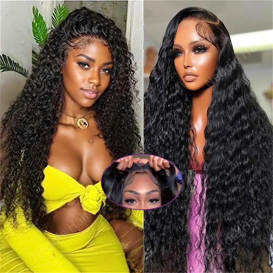 

5X5 Glueless hd Lace Front Wig Water Wave Short Curly 4X4 ready to wear Frontal 100% Human Hair Brazilian Wigs For Women Choice