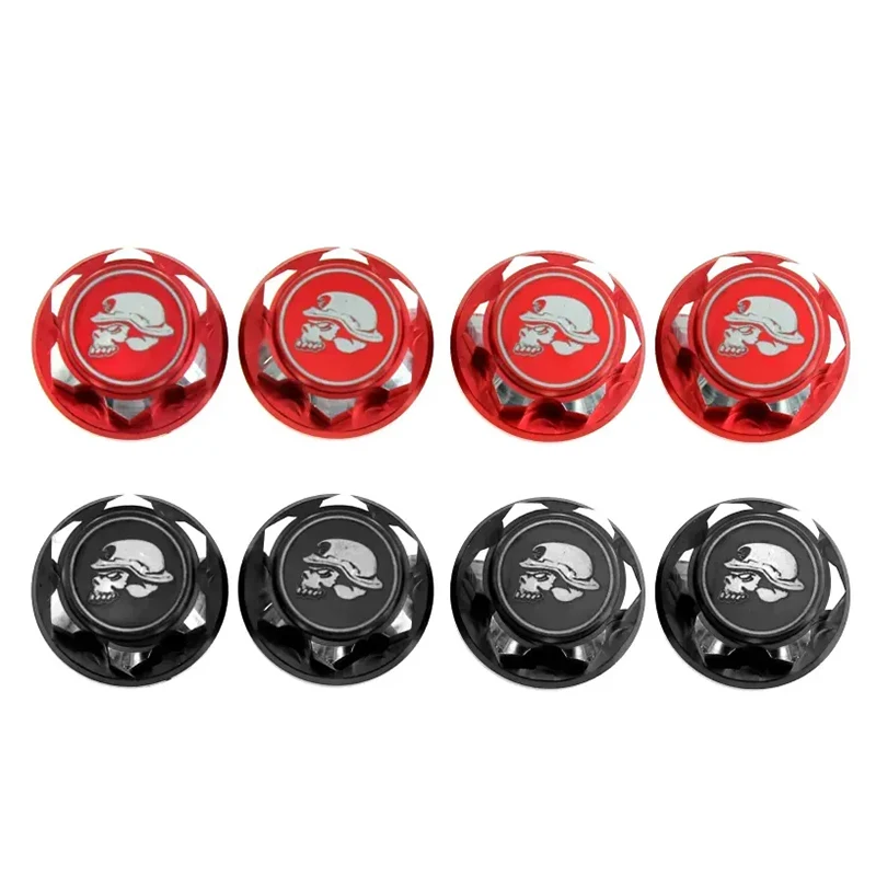 4pcs RC Car Metal 17mm Hex Wheel Nuts Dustproof Anti-Skid Non-slip for X-Maxx Summit E-Revo Sledge Buggy Truck