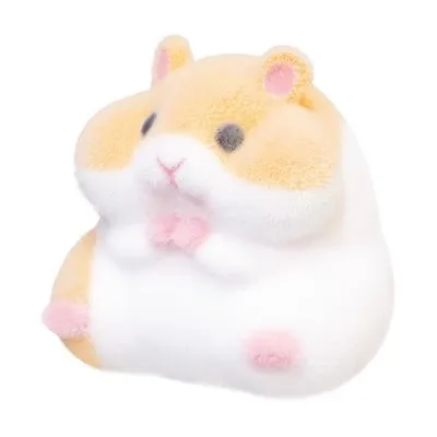 Japan Originele Capsule Spelgoed Schattige Kawaii Vette Melkachtige Zachte Hamster Massaal Pluche Knijpen Stress Reliëf