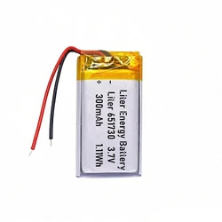 best battery brand 3.7v lithium polymer battery 651730 300MAH small toys MP3 MP4 GPS navigation mobile power