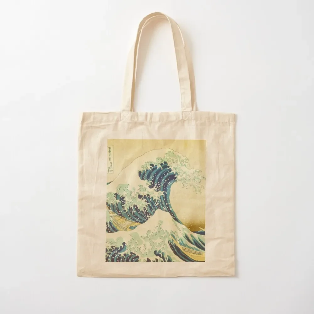 Detail from The Great Wave off Kanagawa Tote Bag Canvas bag for women Women's beach bags Tote Bag