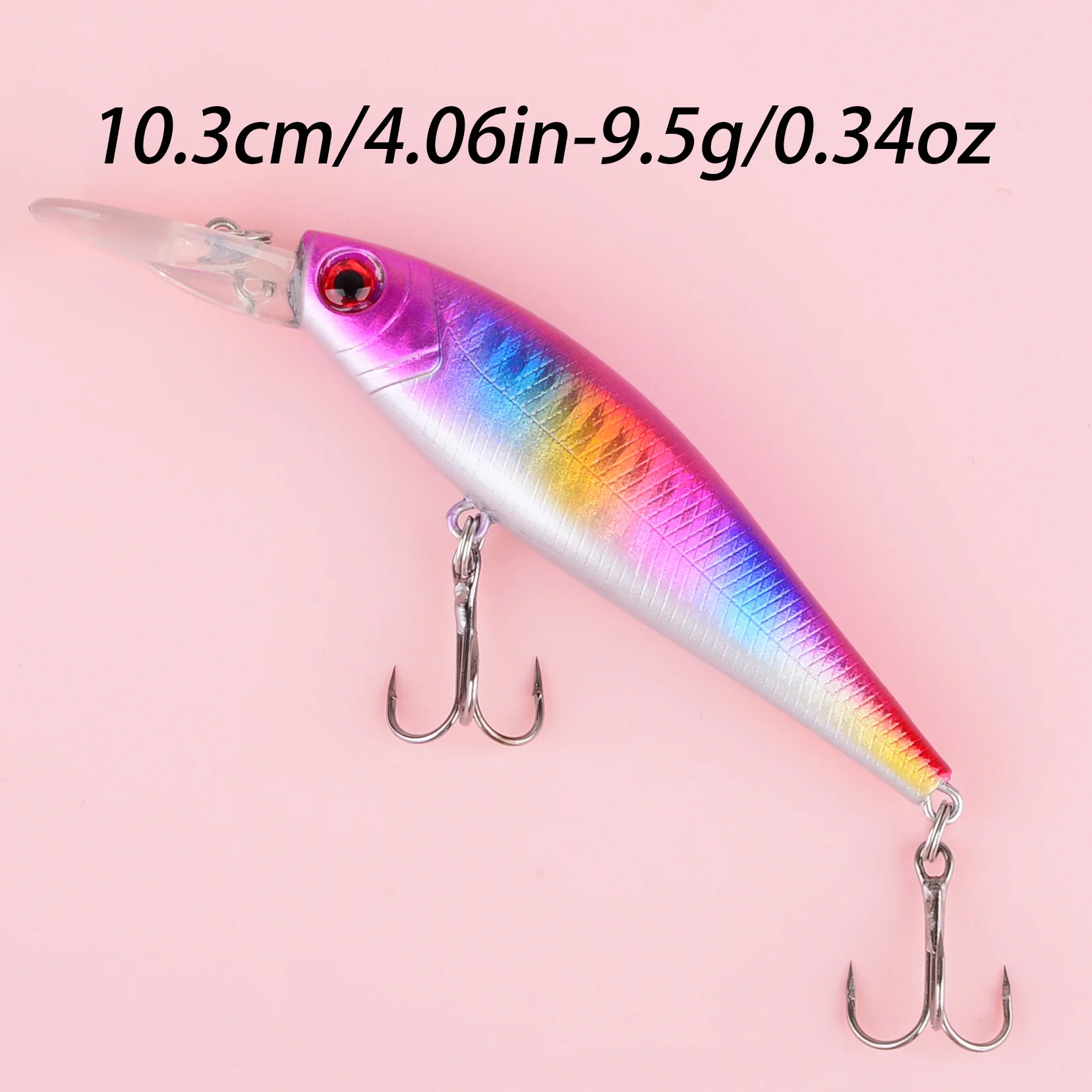Wobler Minnow buceo profundo para lucio y lucioperca en mar