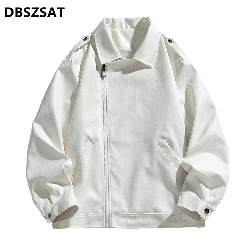 2029  Motorcycle Jacket Men Fashion New Biker Leather Jacket Male Coat Winter Black Gray Red Casual Clothing 2024 4XL 3XL