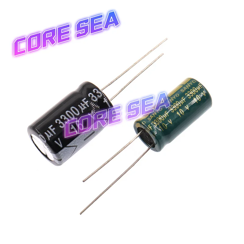 In-line aluminum electrolytic capacitor 3300UF 10V 16V 25V 35V 50V Temperature resistance 105 ° C 20%