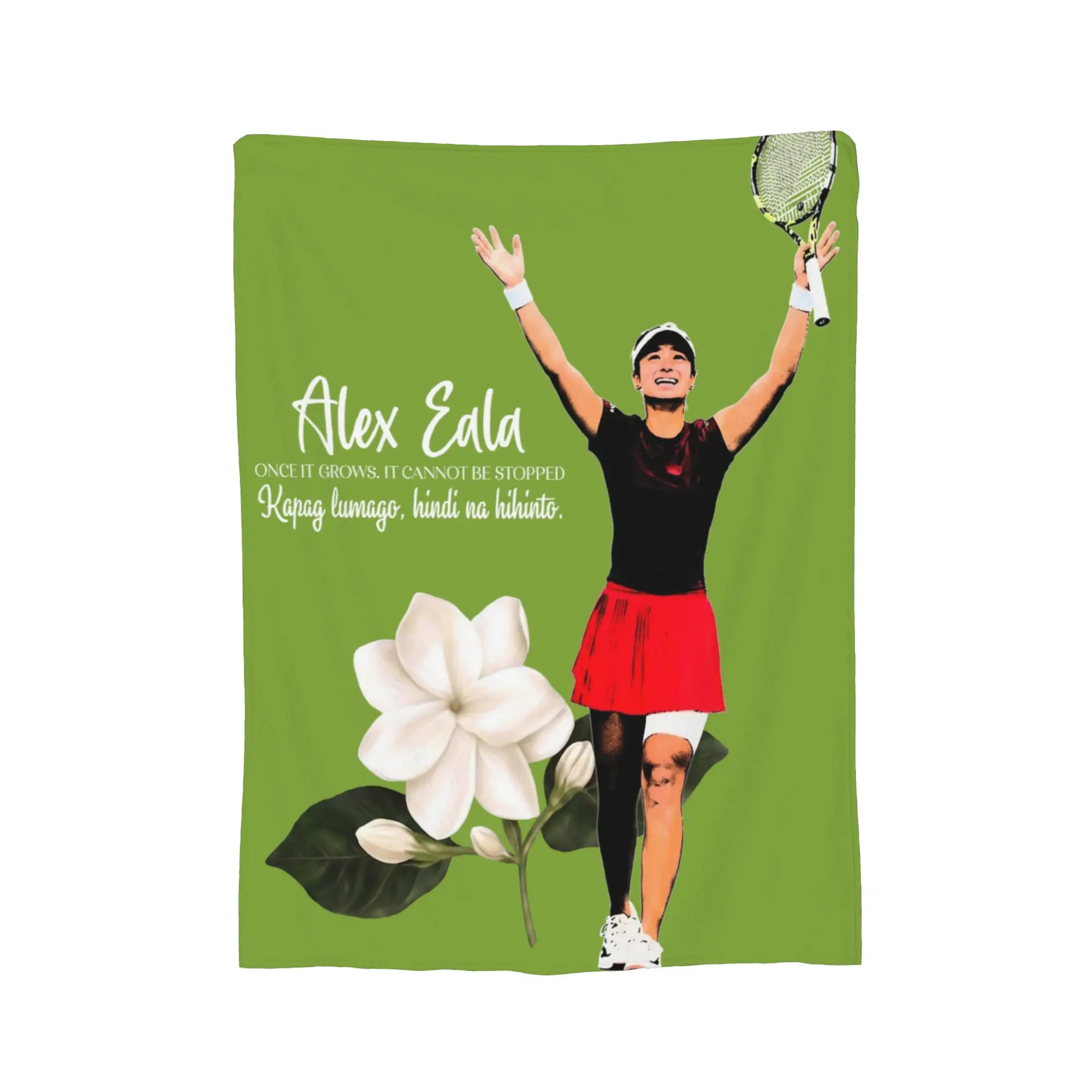 Alex Eala Plush Blanket Tennis Player Awesome Throw Blanket for Home Hotel Sofa  200x150cm Bedspread