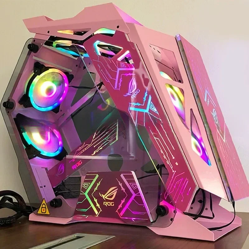 

Новый дизайн игрового шкафа Matx Computer Full Tower акриловый прозрачный
